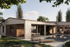 Villa con giardino, terrazza e piscina