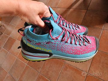 Scarpe donna da avvicinamento all'arrampicata.