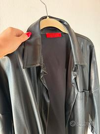 Giacca camicia in eco pelle Max&Co