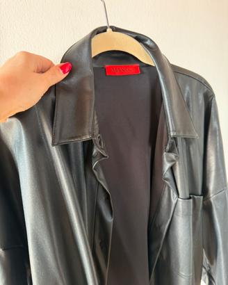 Giacca camicia in eco pelle Max&Co