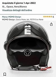 CASCO MOMO BIANCO EVO DOPPIA VISIERA MOMO DESIGN DEMI JET