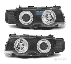 FARI BMW SERIE 7 E38 98-01 ANGEL EYES FONDO NERO