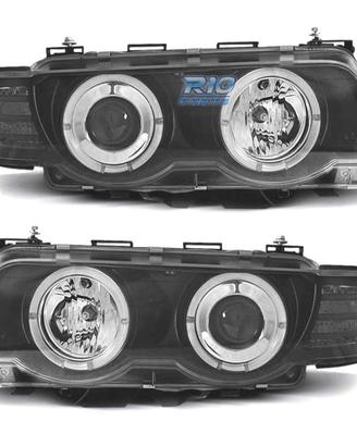 FARI BMW SERIE 7 E38 98-01 ANGEL EYES FONDO NERO