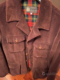 Giacca in velluto marrone Braddock TG XL