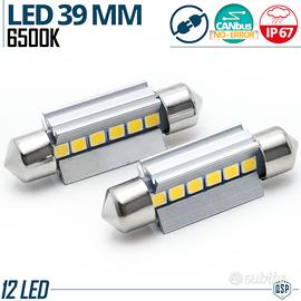 Lampadine LED SILURO 39mm C5W C10W CANbus 6500K