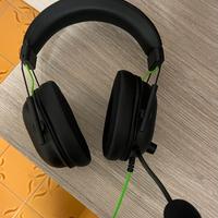 Cuffie da gaming razer con scatola