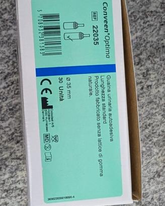 Catetere a guaina conveen optima in silicone diame