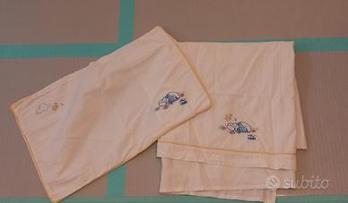 Lenzuola lettino con sbarre