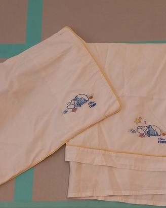 Lenzuola lettino con sbarre