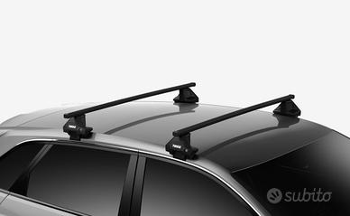 Barre thule acciaio + fissaggio A3 8v