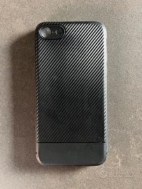 Cover effetto carbonio nera  per iPhone