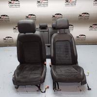 Sedili in pelle nera alcantara passat b8 3g