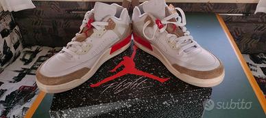 Scarpe Gordan Spizike low - White/Fire red-desert