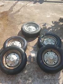 Kit 4 Cerchi con Gomme + 1 Cerchio Scorta Singolo