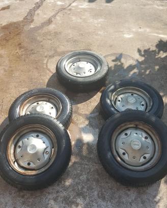 Kit 4 Cerchi con Gomme + 1 Cerchio Scorta Singolo