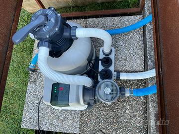 Pompa filtro Intex con clorinatore