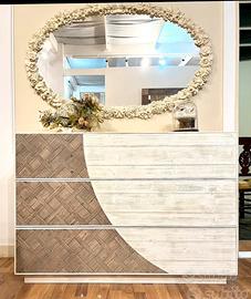 Como’ e comodini di design con legno di recupero.