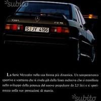 Brochure Mercedes 190 E 2.5 16V Evoluzione