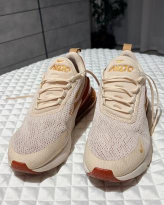 Nike Air Max 270 C beige oro marrone come NUOVE