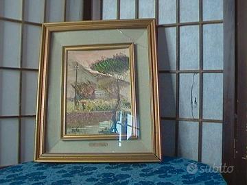 quadro olio su tela di M santini