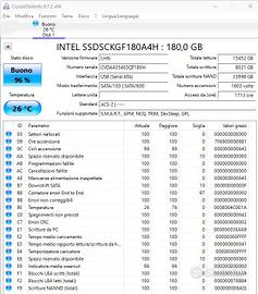SSD M.2 SATA Intel 180 GB