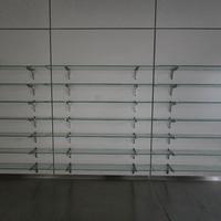 mensole in vetro per collezioni 