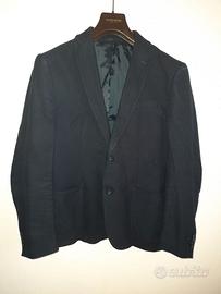 Giacca blu a monopetto foderata taglia 50 Sirmoney