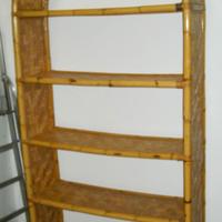 MOBILE in BAMBU'  libreria a 5 mensole