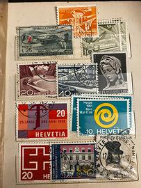 Francobolli da tutto il mondo collezione