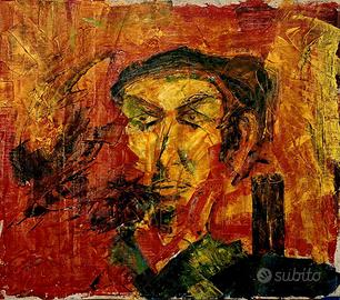 Tre quadri molto espressivi su olio su tela