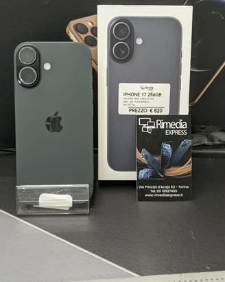 iPhone 17 256GB nero usato garanzia 