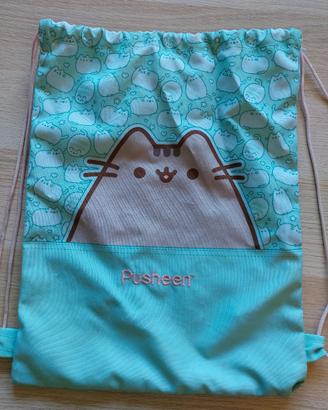 sacca e zaino peloso Pusheen 