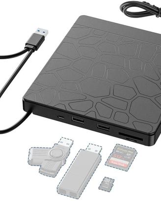 Lettore CD Esterno per PC Portatile Masterizzatore