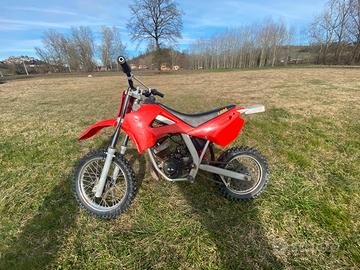 moto per bambini lem 50cc colore rosso fuoco