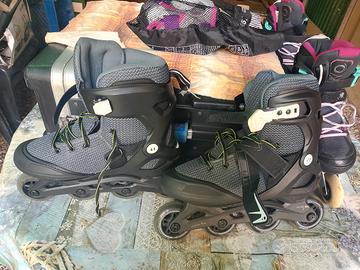 rollerblade decathlon n*41, Oxelo n*38e protezioni