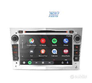 RADIO GPS ANDROID 11 GRIGIO CHIARO PER OPEL ASTRA 