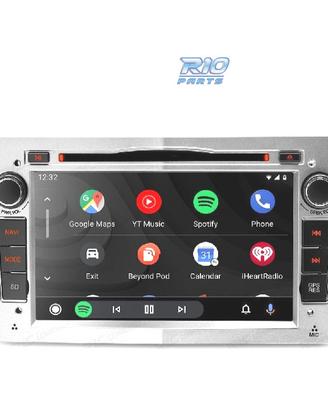RADIO GPS ANDROID 11 GRIGIO CHIARO PER OPEL ASTRA 