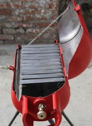 CONTENITORE BOMBOLA-Realizzazione barbecue faidate