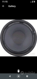 Woofer Energy nuovi 12 pollici, b&c, rcf