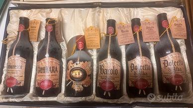 Vini vintage anni 70:cofanetto o singole bottiglie