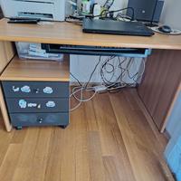 scrivania + cassettiera
