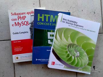 Blocco 3 libri sviluppatore web