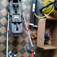 Tagliaerba Leroy Merlin con batteria e caricabatte