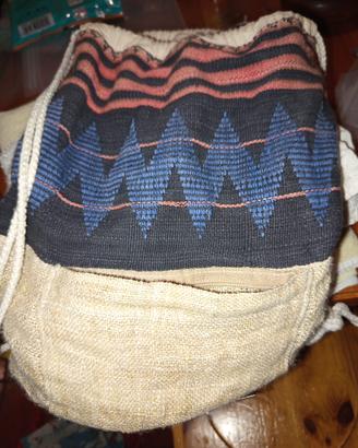 sacca in canapa tracolla borsa 