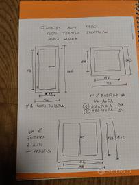 Finestre anno 1990 smontate