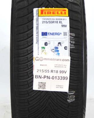 4 Pneumatici 215/55 R18 Pirelli Cinturato All Seas