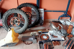 Moto KTM EXC 125 omologata Motard 2009