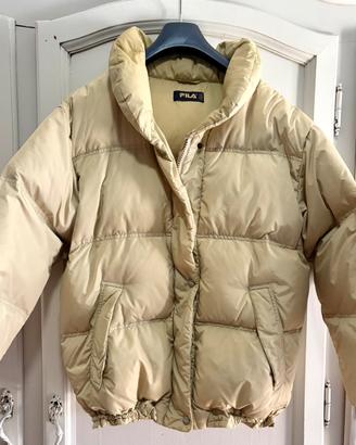 Piumino giacca Fila originale beige - vera piuma