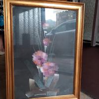 Quadro fiori rosa