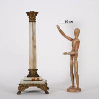 Colonna in Bronzo Dorato e Onice - Primi '900
